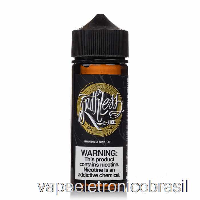 Vape Recarregável Gold - Vapor Implacável - 120ml 6mg